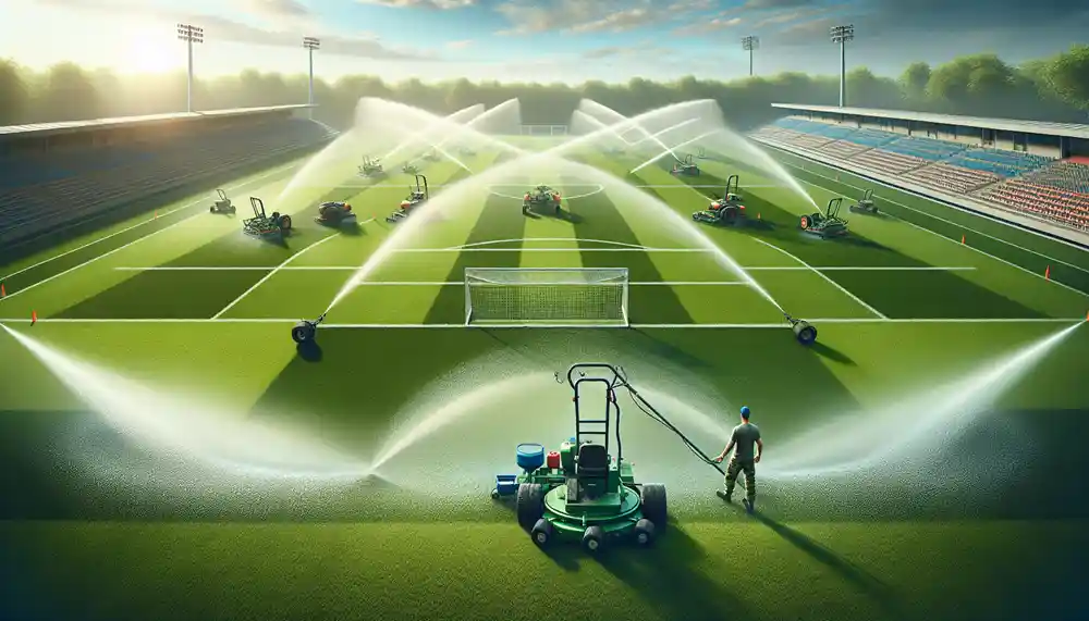 صيانة الملاعب